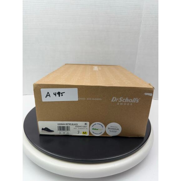 Dr. Scholl's Hannah Retro Women's Size 7 Black Athletic Ribbed Sneaker Shoes NEW - Picture 11 of 11